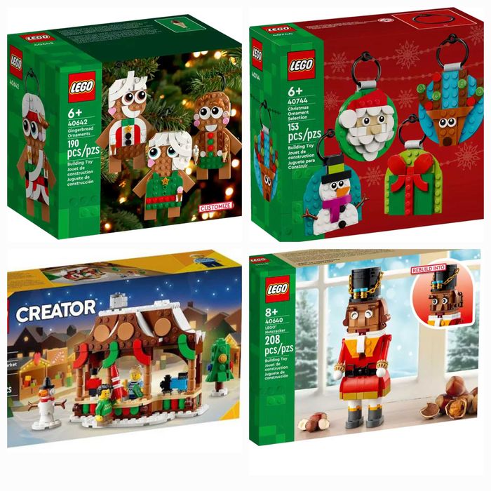 Нови коледни/зимни Lego сетове, календари