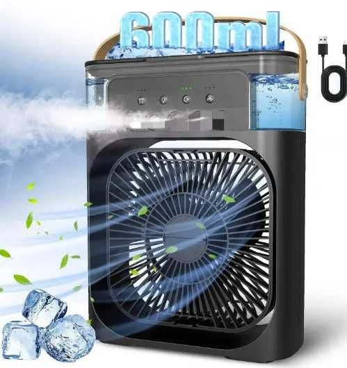 Ventilator cu apa, umidificator racire cu LED RGB. NOI!