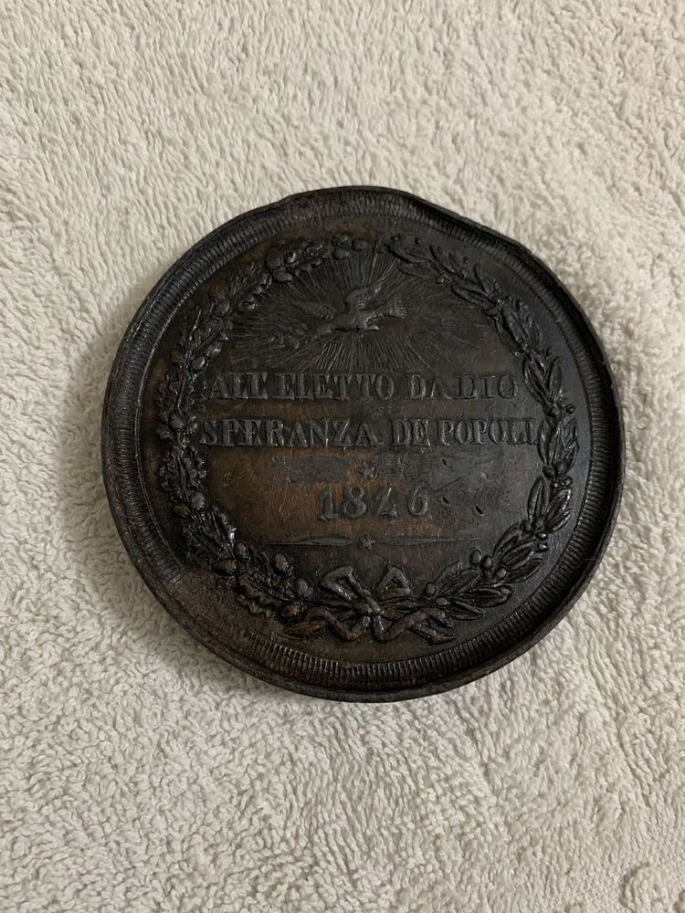 medalie vatican 1846, antica extrem de rara