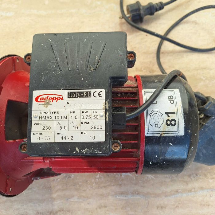 Motor hidrofor functional