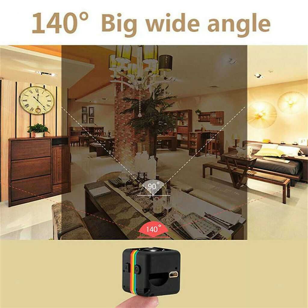 Camera Spion Ascunsa Securitate Sport FULL HD 1080p NightVision SQ11+