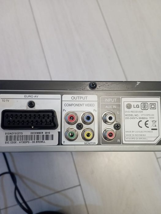 Home Theatre LG HT303PD,  dvd sound bar 7.1 perfect functional