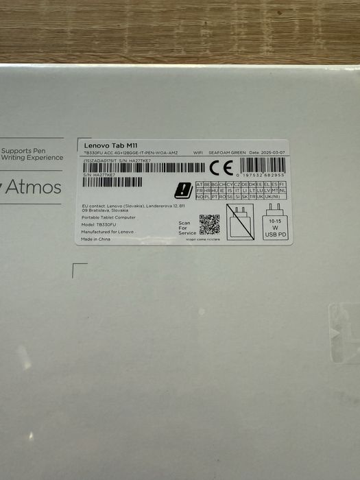 lenovo tab M11 SIGILATA