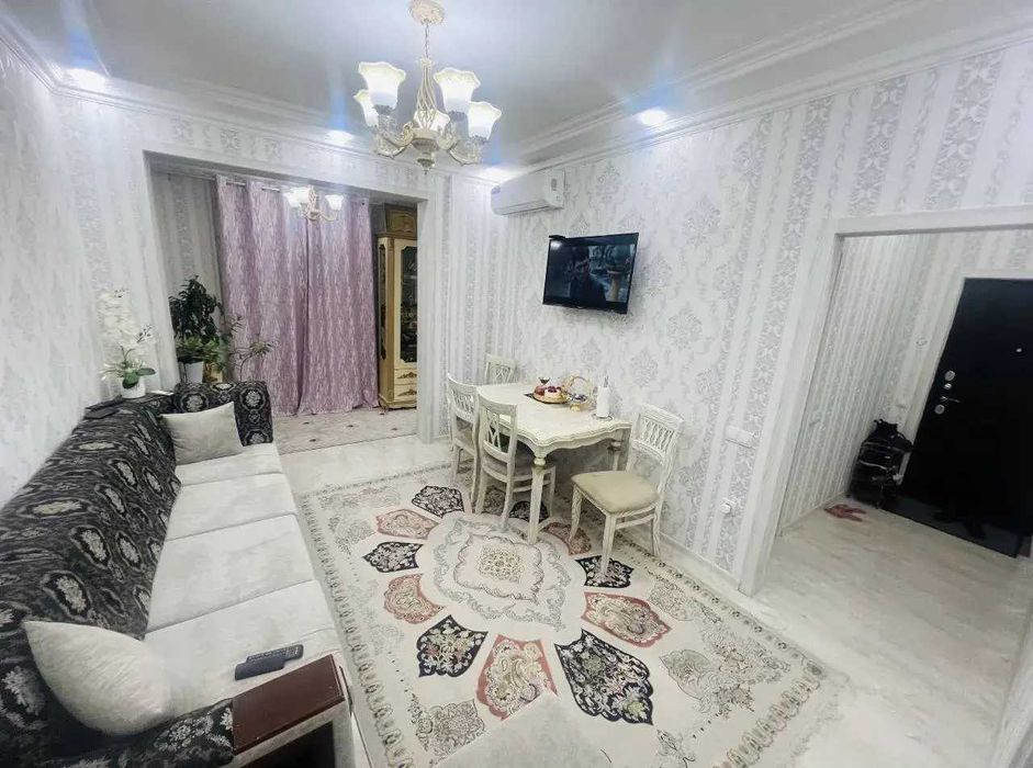 Novza metro oldida joylashgan 2 xonalik yangi kvartira beriladi