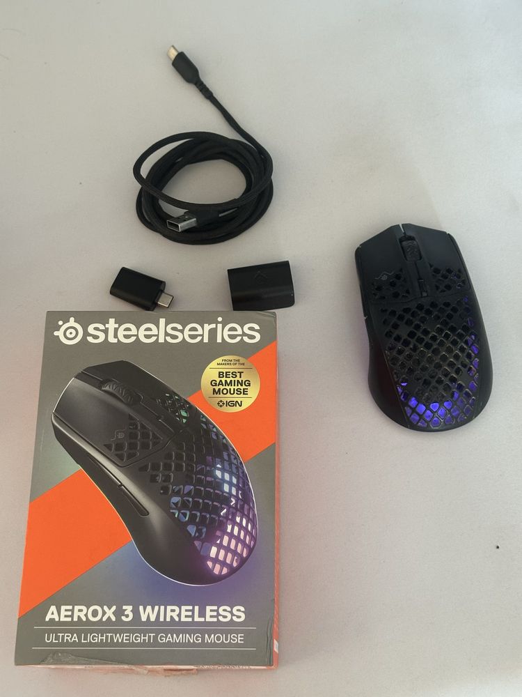 Mouse gaming wireless steelseries Aerox 3 wireless