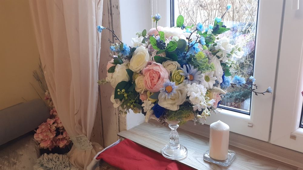 Aranjamente nunta flori artificiale