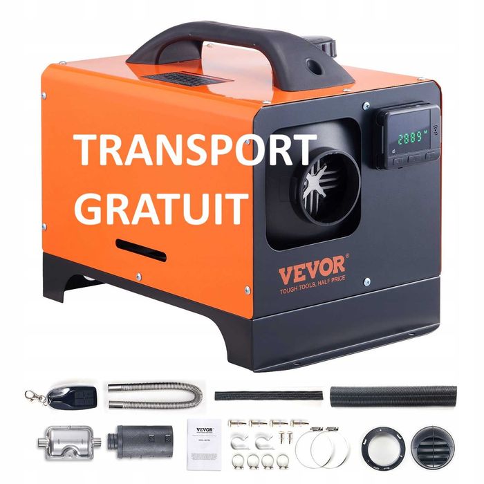 Incalzitor Diesel VEVOR 8KW -Webasto-Sirocou Portabil, 12/24/220V(NOU)