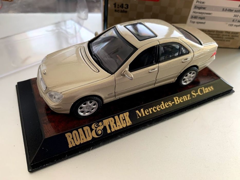 macheta Mercedes Benz S Klasse W220 collector edition 1:43 sampanie