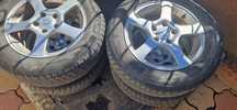 Set 4 x jante originale de Opel Aluminiu 195/65 r15 cu anvelope iarnă