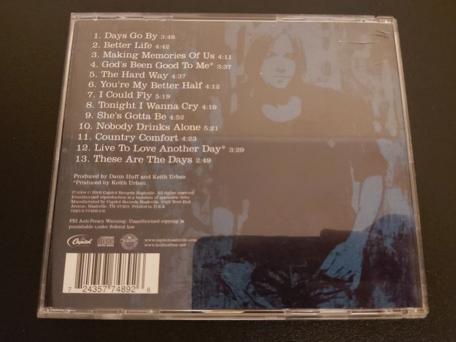 Cd Original Keith Urban - Be here