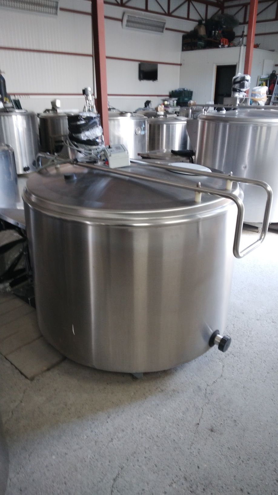 Racitor răcire lapte cu capacități între 250-3000 litri
