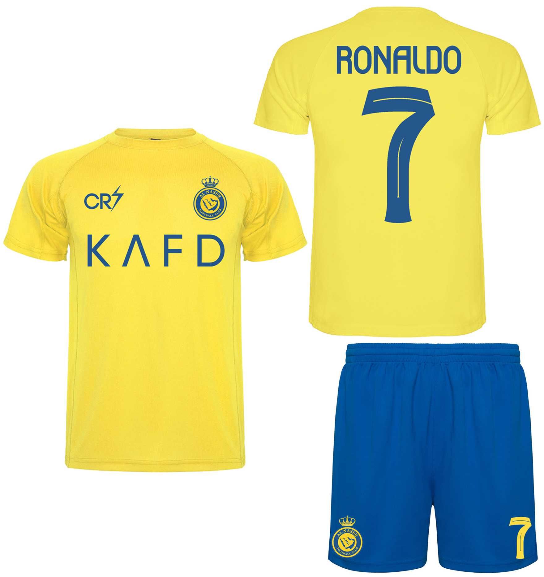 NEW! DRI-FIT екипи CR7 Ronaldo Роналдо AL NASSR! Име и НОМЕР по избор