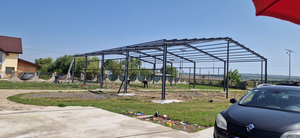 Vând hală metalica 20x10x4