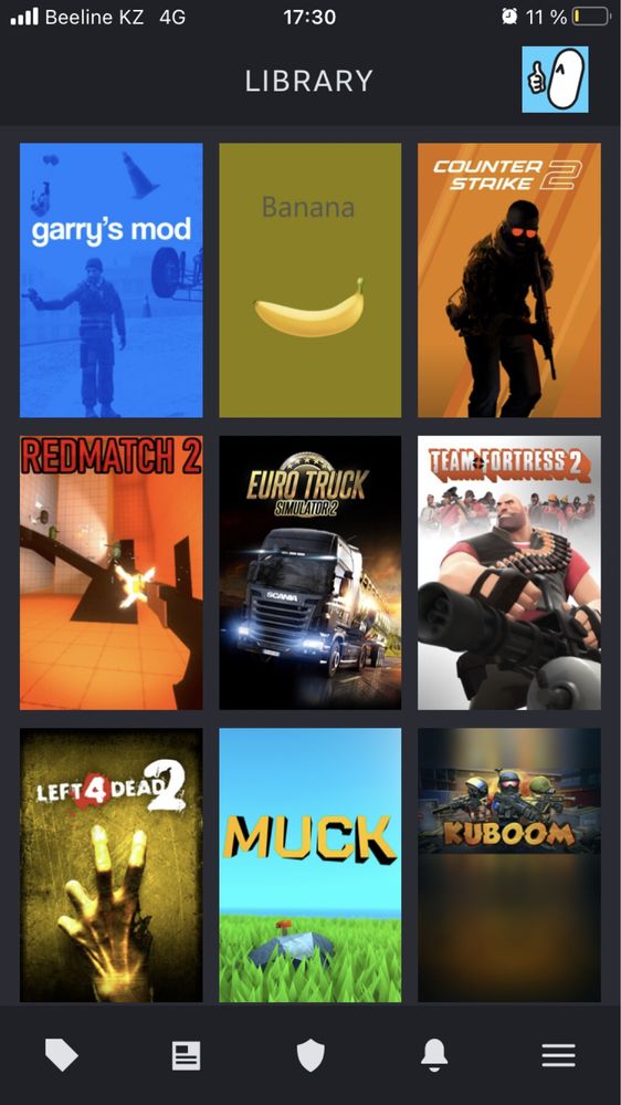 Аккаунт steam с играми