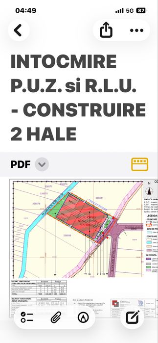 Vand sau Schimb Teren 7500 mp zona industriala Nord cu PUZ