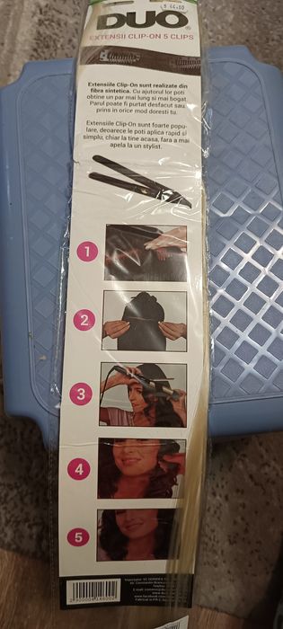 Extensii, clip on