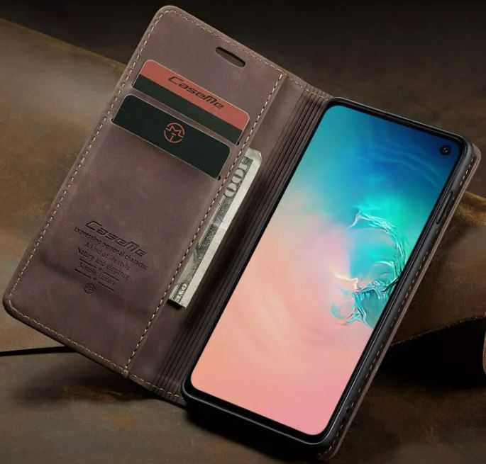 Husa piele ecologica Samsung S8+, culoare "cafea", nefolosita.