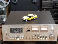 Casetofon Audio Deck Stereo Vintage SANYO RD611 SILVER (made in Japan)