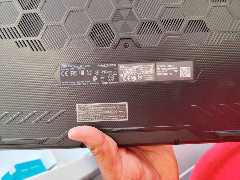 Laptop Asus tuf gaming f15