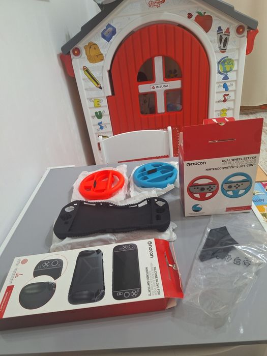 Set 2 volane Nintendo Switch 1 si 2+husa silicon Nitiendo Switch 2