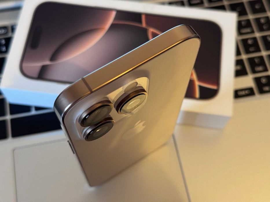 iPhone 16 Pro, Desert Titanium, 128Gb |Acceptam Schimburi| Cod G535 |