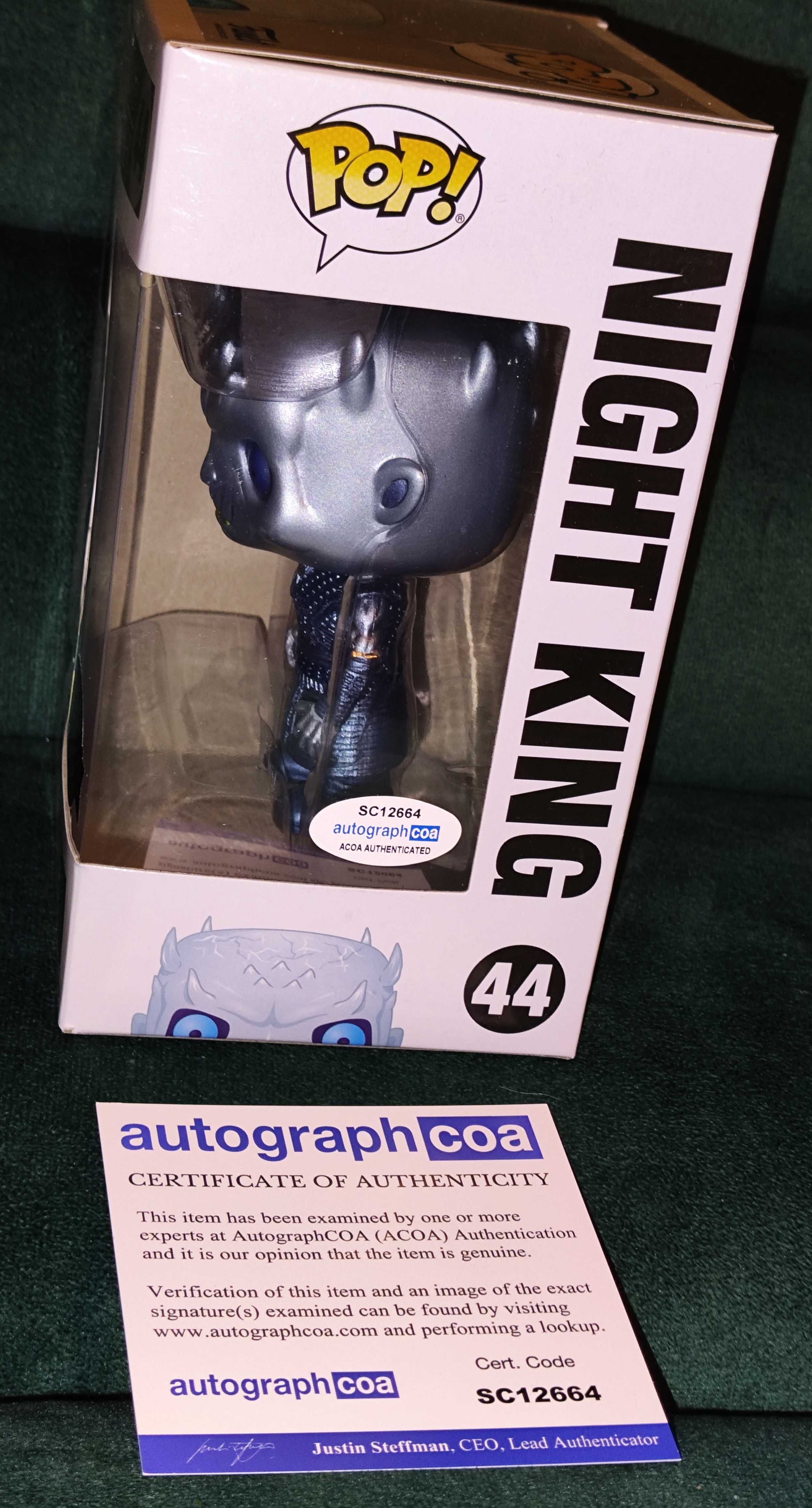 NIGHT KING Funko Pop Semnat de Vladimir Furdik Jucarie GAME OF THRONES