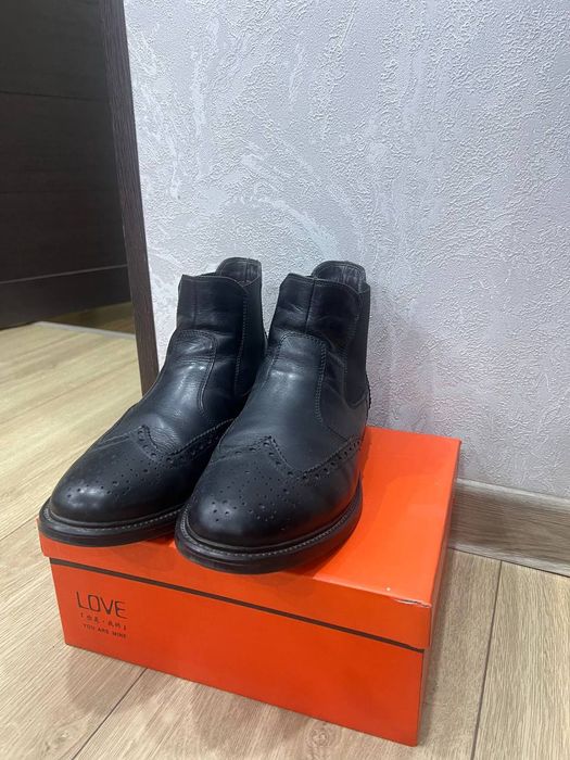 Мужские кожанные ботинки