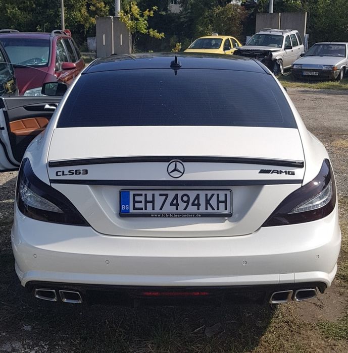 W218 C218 X218 дифузьор с накрайници  спойлер багажник стоп мъгла