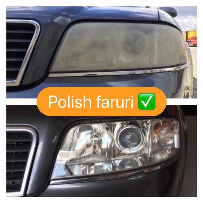 Polish faruri, folie protectie faruri