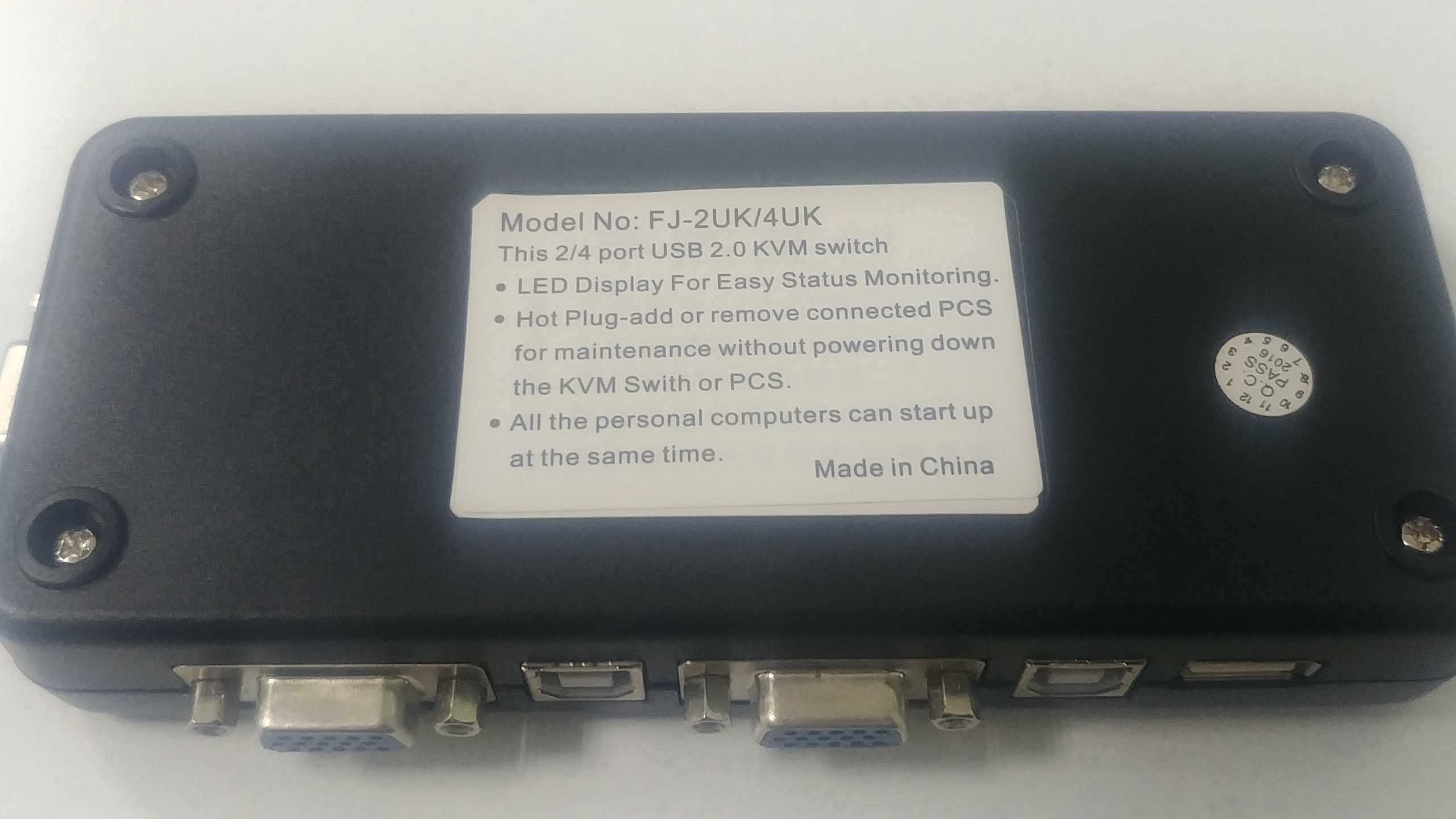 USB KVM Switch 4 port (FJ-2UK/4UK)