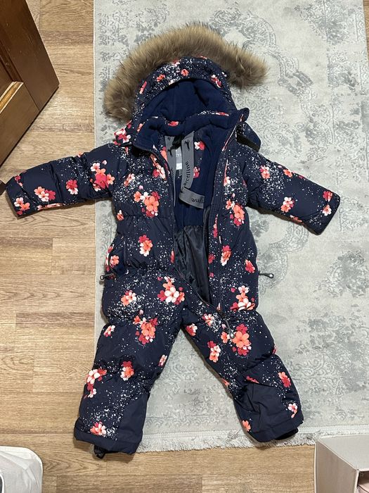 Комбинезон пуховый со съемным капюшоном