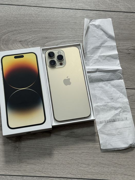 Iphone 14 pro Max Gold 512 GB Factura liber retea