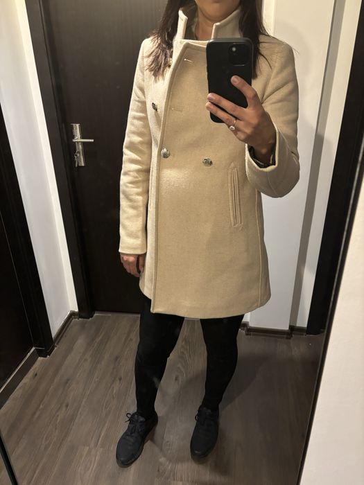 Vand Palton Zara marimea XS Crem