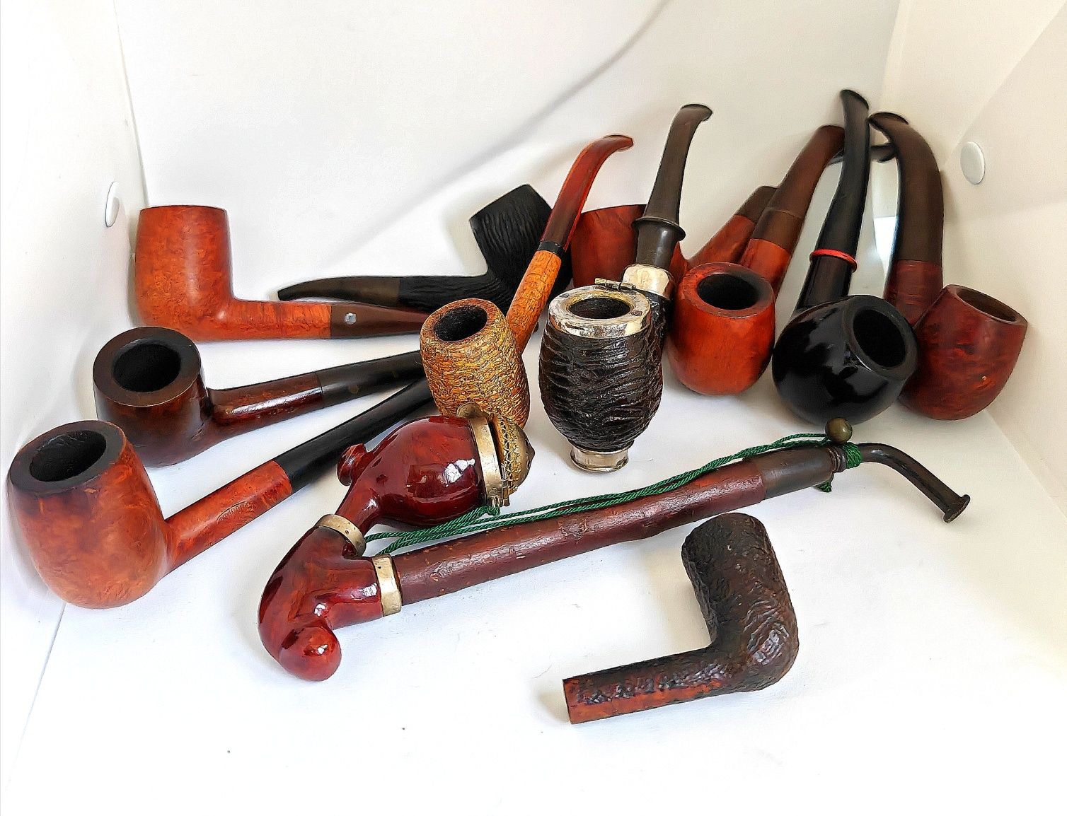Lot 11 pipe Savinneli, Michelangelo, Bruyere, Gasparini,  Spitfire