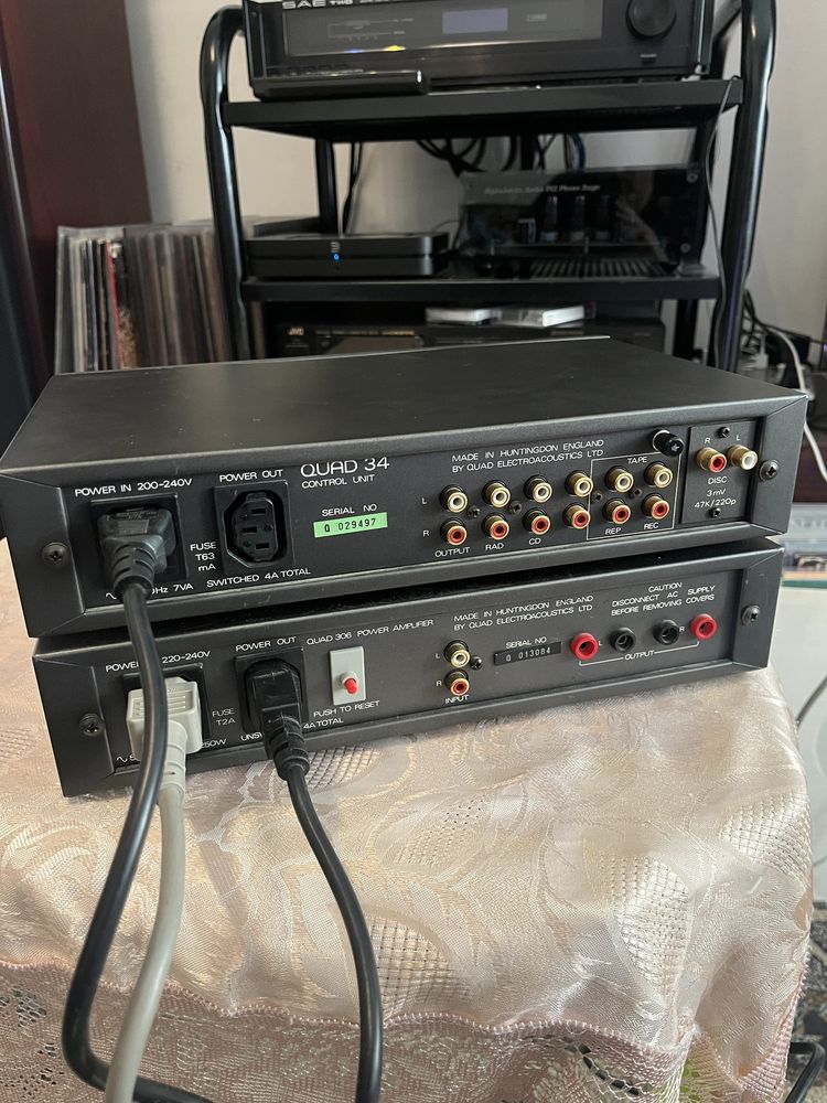 Quad34/Quad 306 pre/amplificator Highend