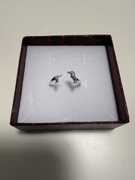 Inel reglabil argint 925 dachshund