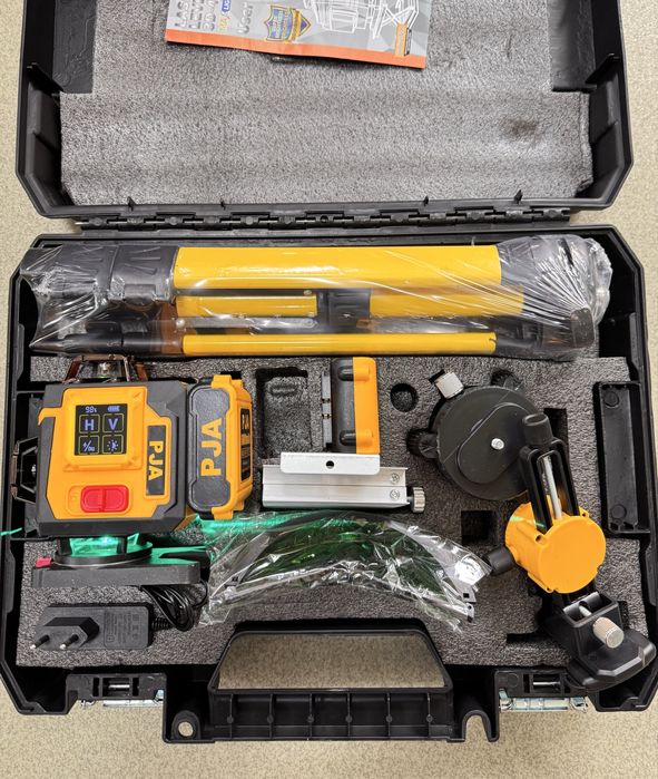 Nivela Laser 4D cu 16 Linii, AFISAJ,Autonivelare, Telecomanda, Trepied