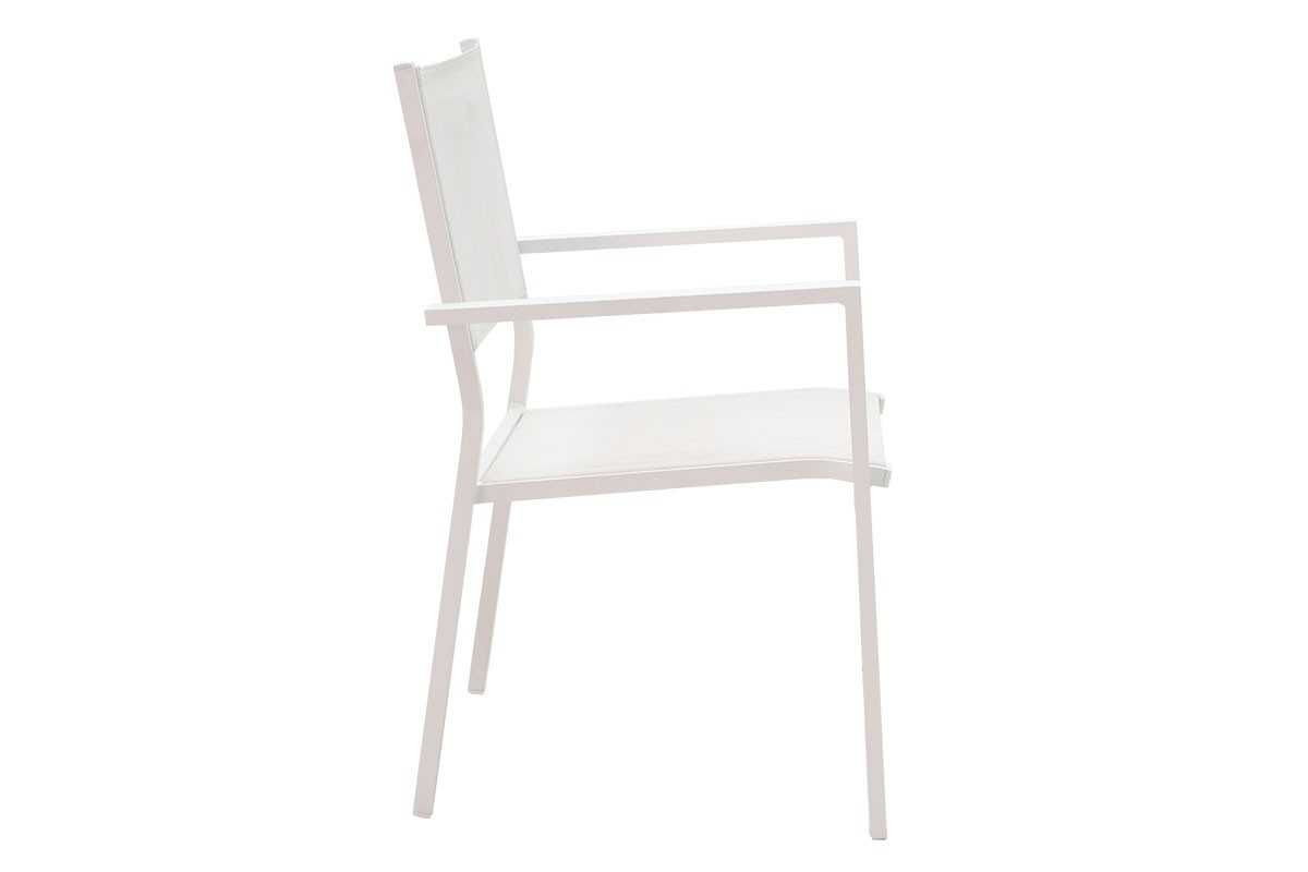 Алуминиев стол за външна употреба Moly, цвят Антрацит или Бял.