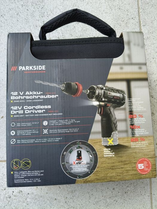 Filetanta parkside performance 12 v nou