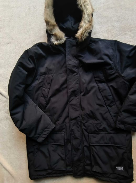 Мъжко яке Levis Parka, черно, Thermore Insulated с качулка Folsom