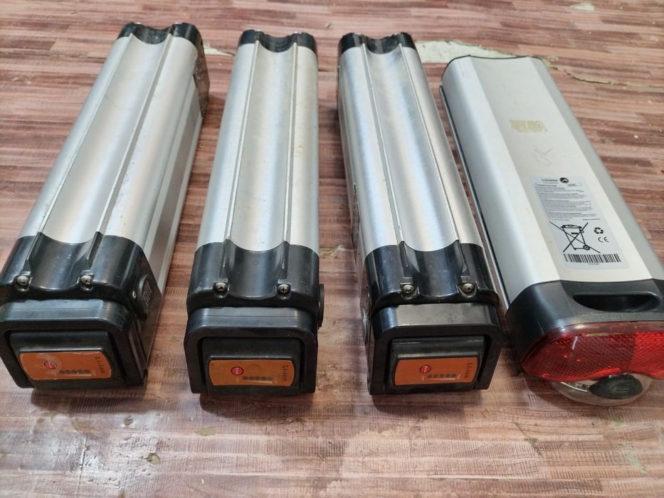 Baterii biciclete electrice 24 V-36 V funcționale și pentru piese