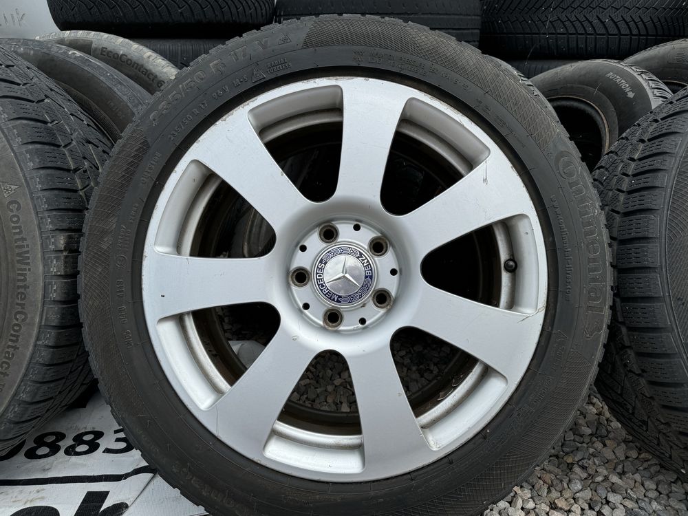 Mercedes 17” джанти S CLS +  Continental зимни гуми