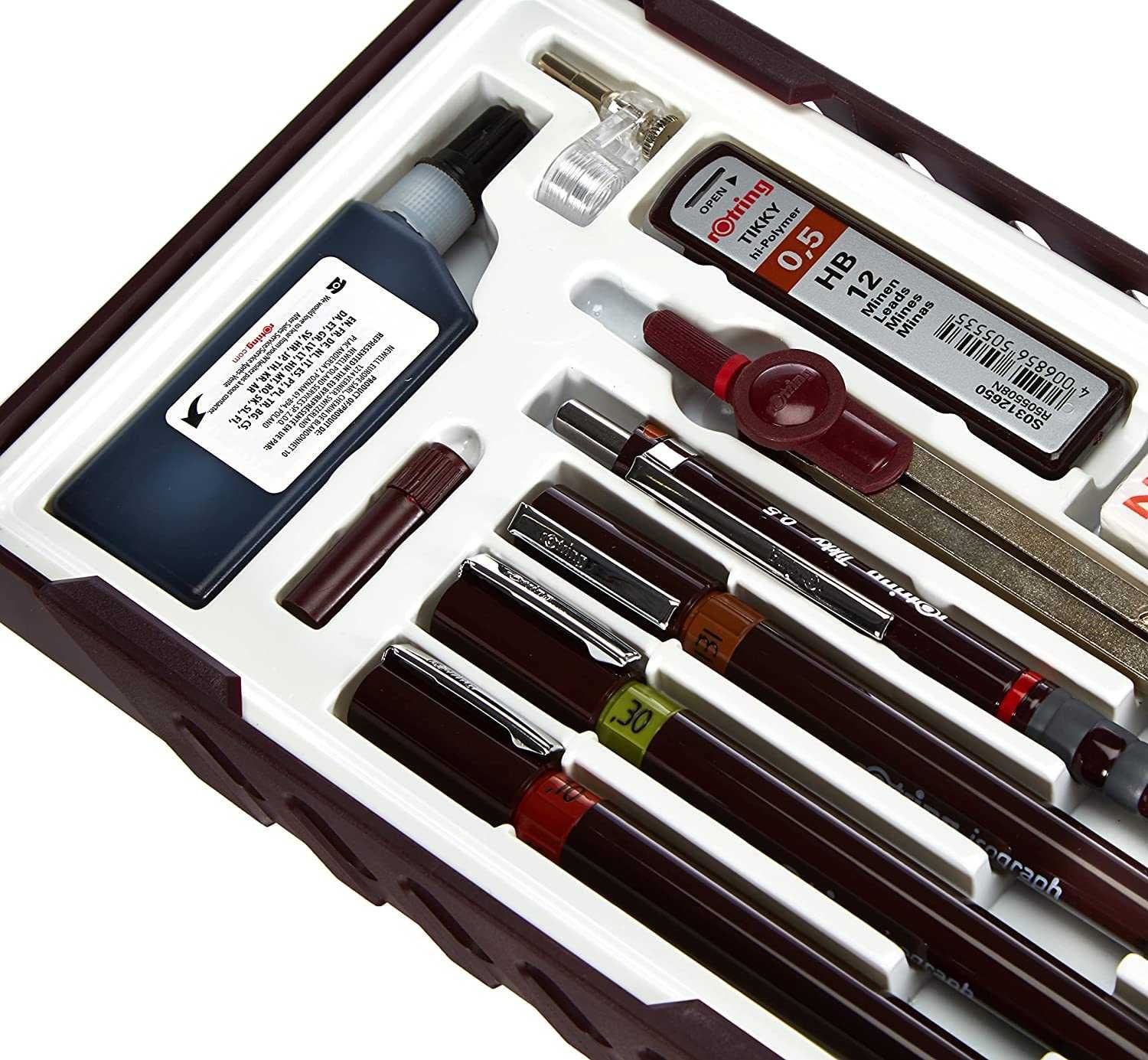 НОВ чертожен к-т рапидографи, изографи rOtring Isograph Master Set