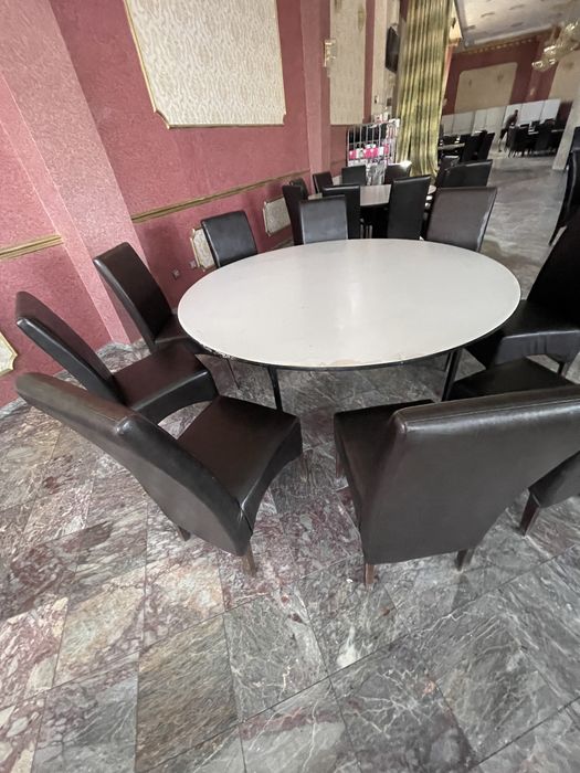 Scaun piele negru cu husa cadou