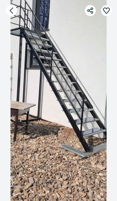 Scara zincata galvanizata la comandă oriunde în tara oferim și montaj.