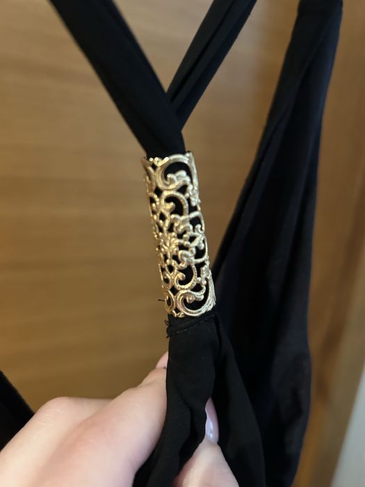 Class Roberto Cavalli рокля с златни орнаменти