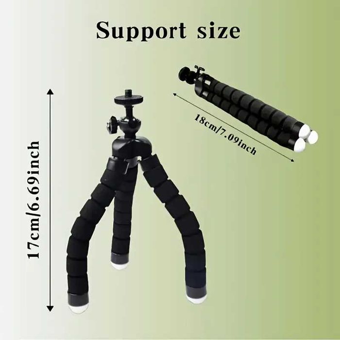 Tripod, trepied + suport telefon, camera ultra portabil, reglabil