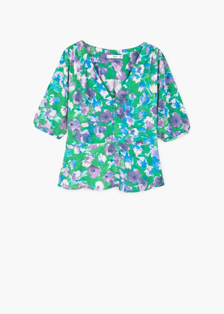 Bluza print floral Mango