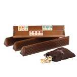 Joc remi , rummy din lemn masiv cu insertii metalice Ahsap 2642.10