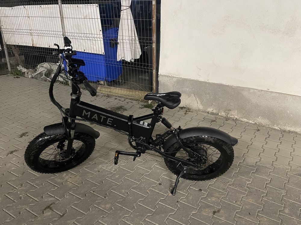 Bicicleta Electrica pliabila Mate X Black 250 - FARA BATERIE